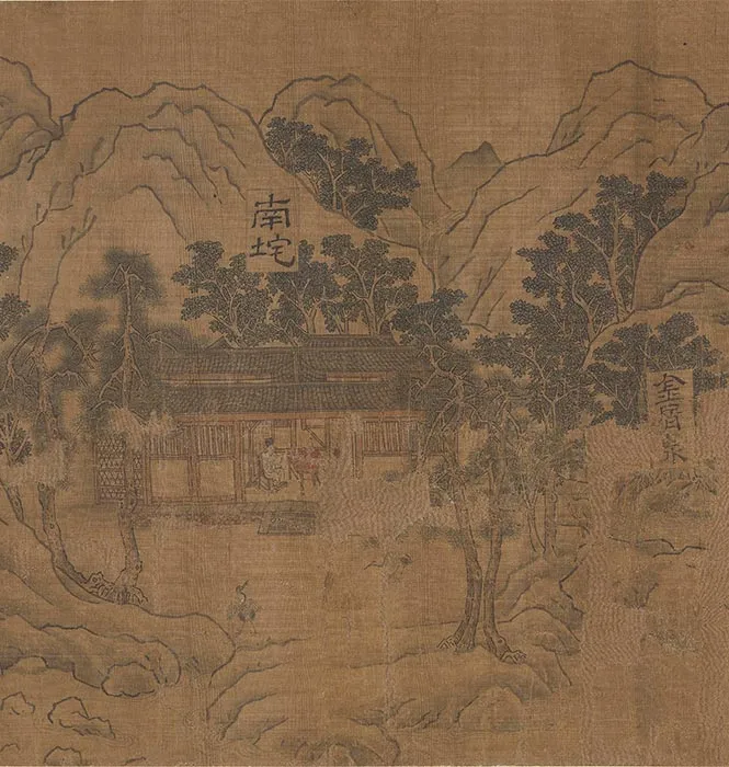 传宋郭忠恕摹王维辋川图卷_05