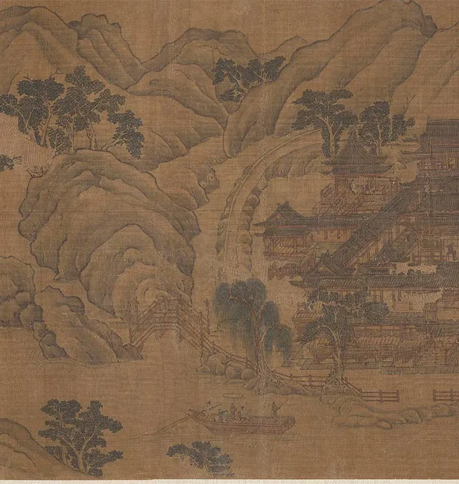 传宋郭忠恕摹王维辋川图卷_13