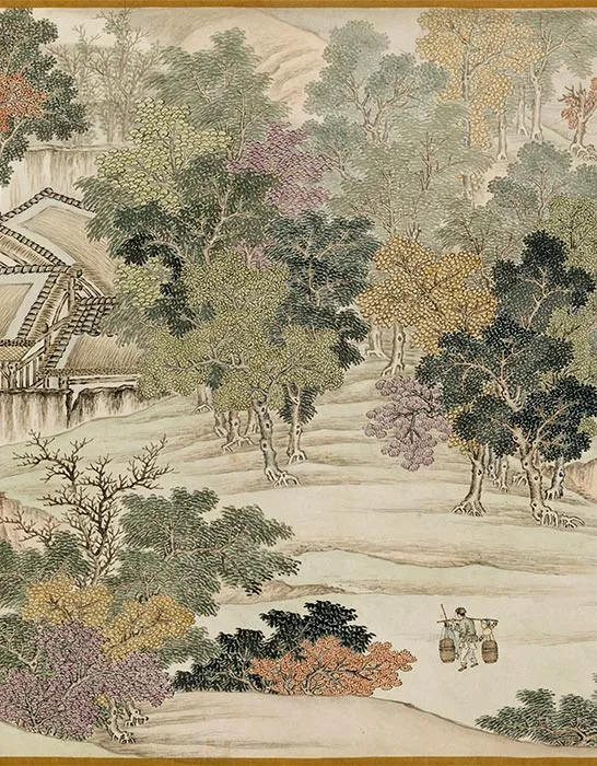 清杨大章仿宋院本金陵图卷_37
