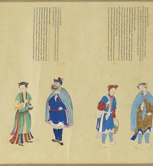 清代谢遂《职贡图》卷三_12