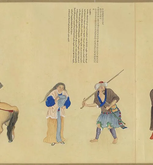 清代谢遂《职贡图》卷三_07