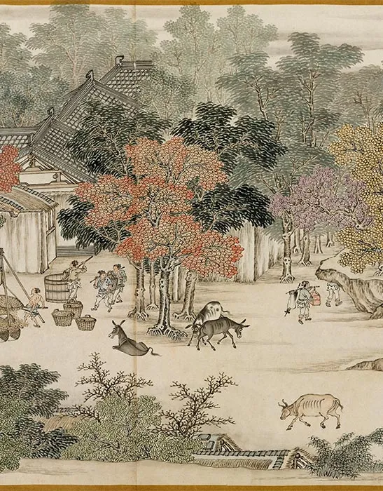 清杨大章仿宋院本金陵图卷_26