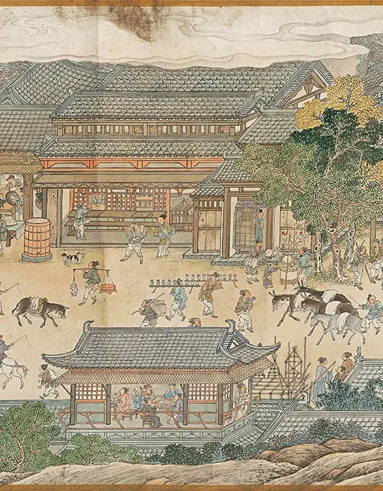 冯宁《仿宋院本金陵图》卷_19