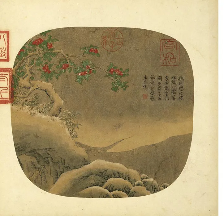 传唐刁光胤写生花卉册_10