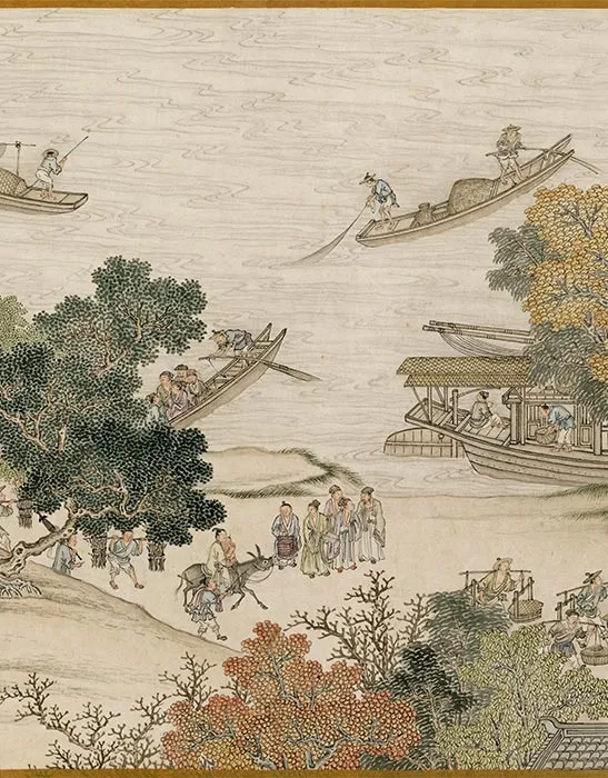 清杨大章仿宋院本金陵图卷_07