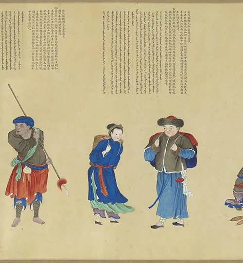 清代谢遂《职贡图》卷三_34