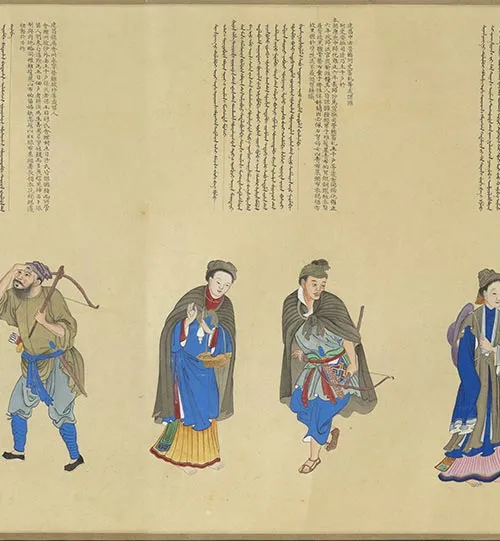 清代谢遂《职贡图》卷三_22