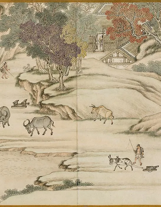 清杨大章仿宋院本金陵图卷_04