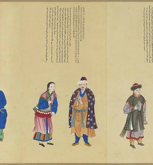 清代谢遂《职贡图》卷三_40
