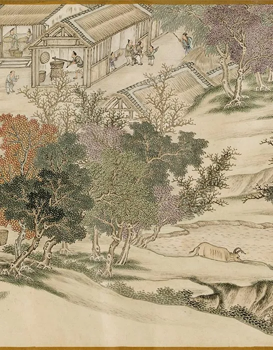 清杨大章仿宋院本金陵图卷_02