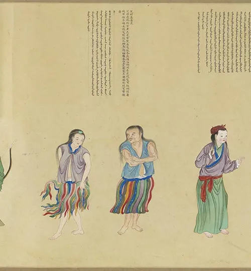 清代谢遂《职贡图》卷三_33