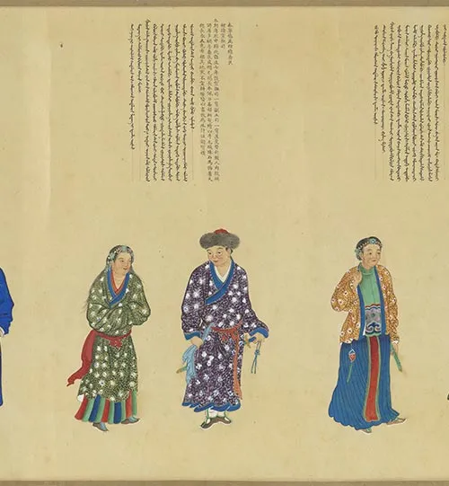 清代谢遂《职贡图》卷三_09