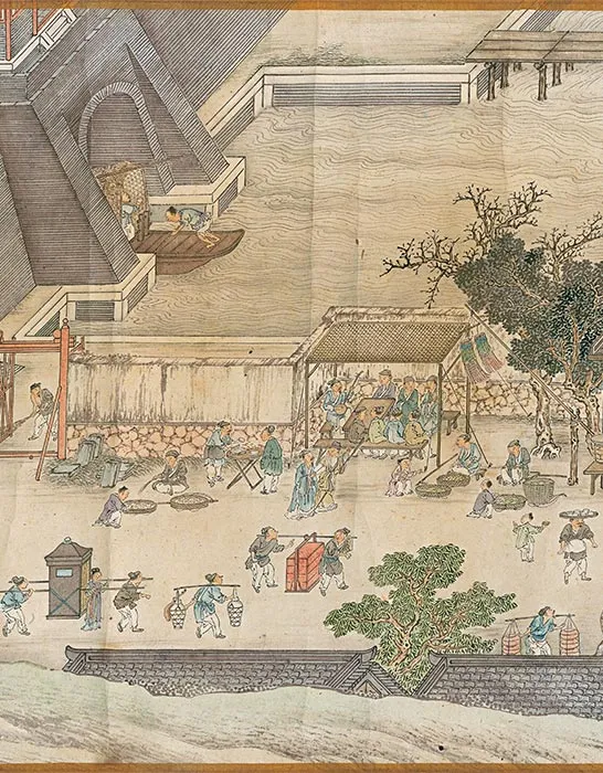 冯宁《仿宋院本金陵图》卷_11