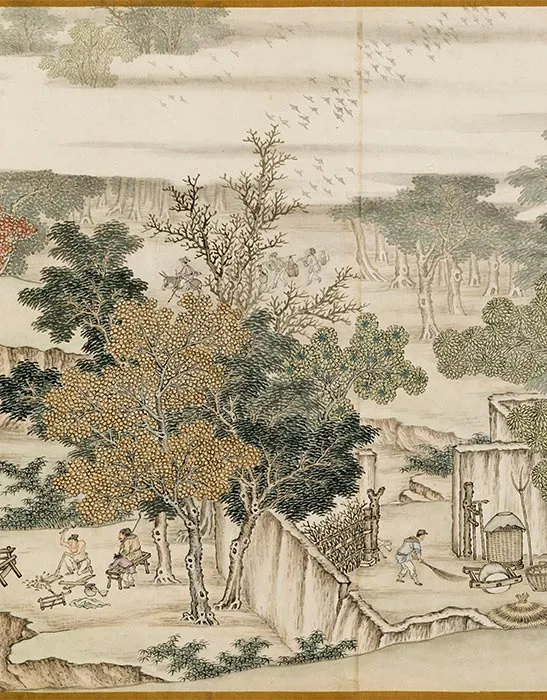 清杨大章仿宋院本金陵图卷_33