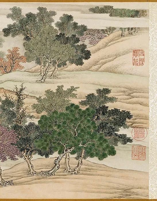 清杨大章仿宋院本金陵图卷_40