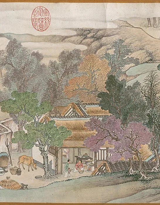冯宁《仿宋院本金陵图》卷_34