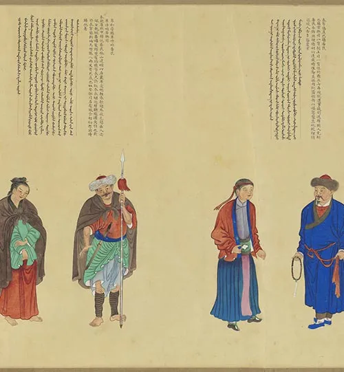 清代谢遂《职贡图》卷三_08