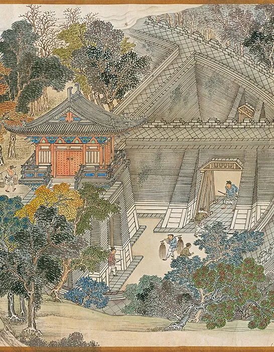 冯宁《仿宋院本金陵图》卷_22