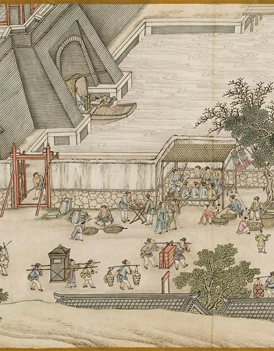 清杨大章仿宋院本金陵图卷_11