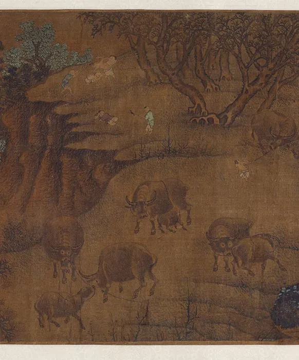 传戴嵩《牧牛图》卷_10