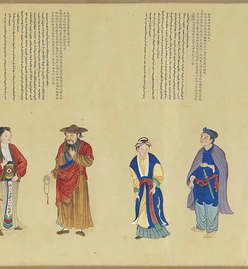 清代谢遂《职贡图》卷三_11