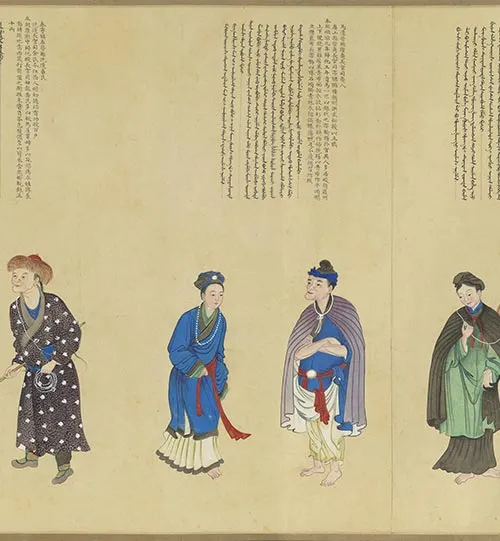清代谢遂《职贡图》卷三_14
