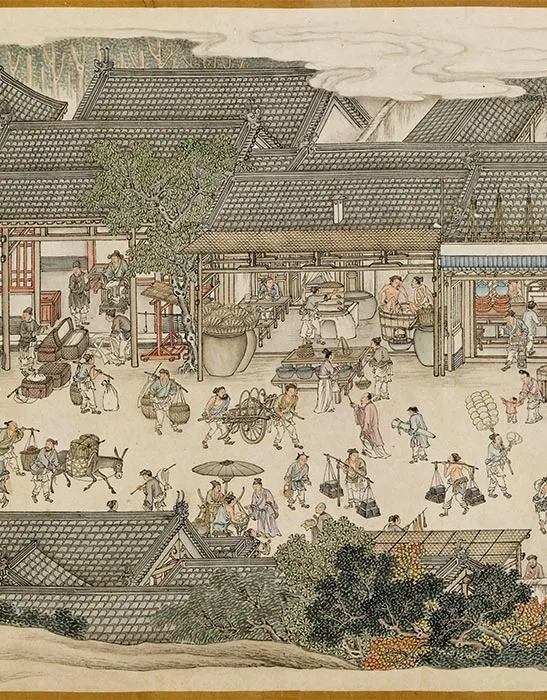 清杨大章仿宋院本金陵图卷_20