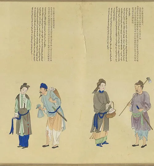 清代谢遂《职贡图》卷三_16