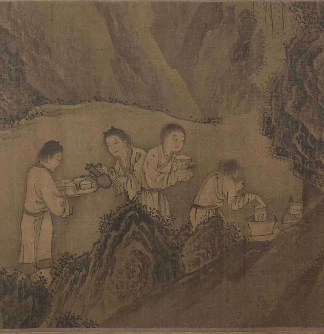 传王齐翰商山四皓图卷_13