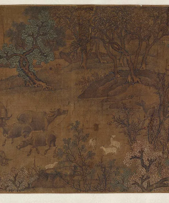 传戴嵩《牧牛图》卷_08