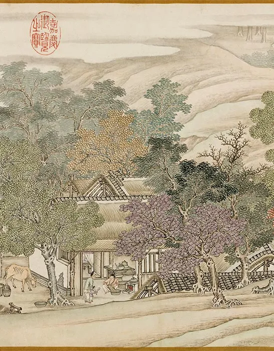 清杨大章仿宋院本金陵图卷_34