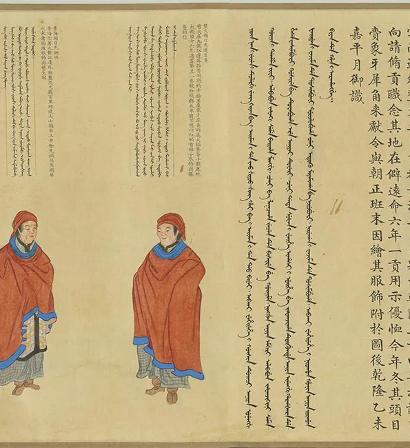 清谢遂职贡图卷一_02