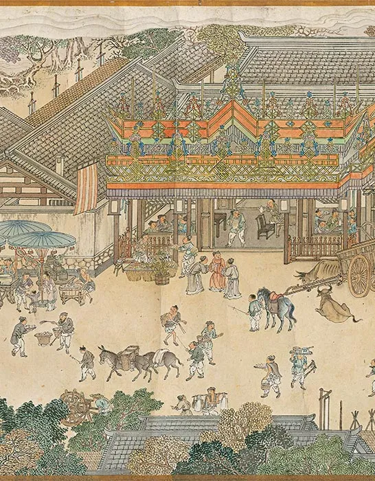 冯宁《仿宋院本金陵图》卷_16