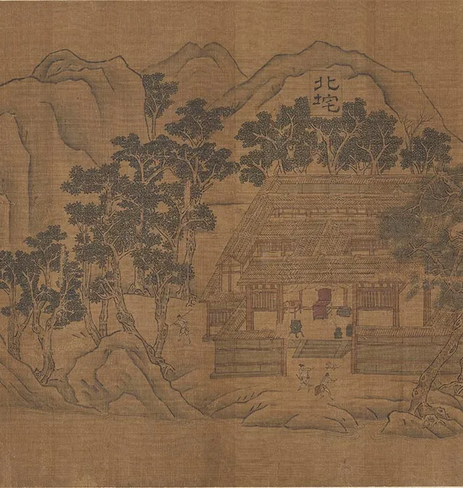 传宋郭忠恕摹王维辋川图卷_08