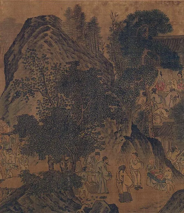 田园山水画《耕渔图》卷_10