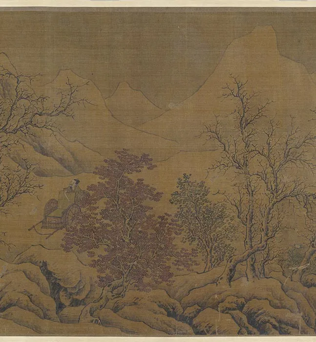 传五代前蜀李昇袁安卧雪图卷_11