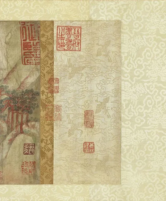 传杨昇没骨山水画卷_10
