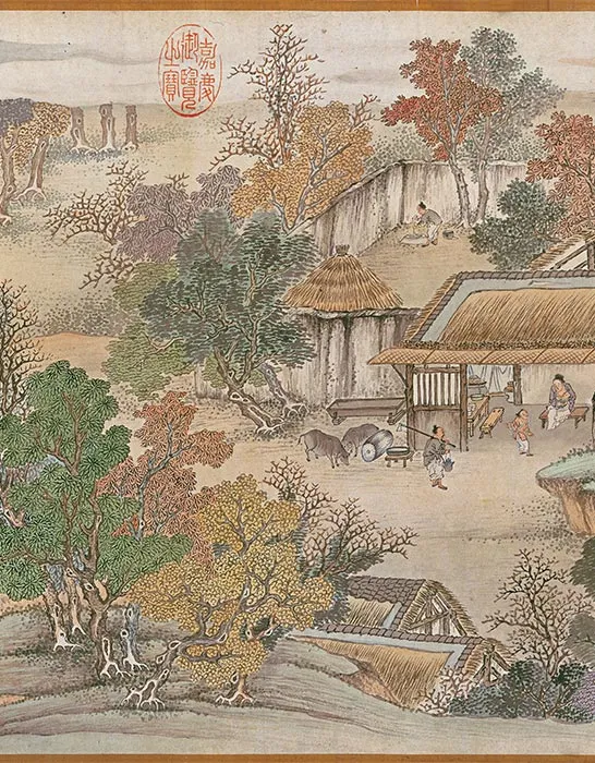 冯宁《仿宋院本金陵图》卷_36