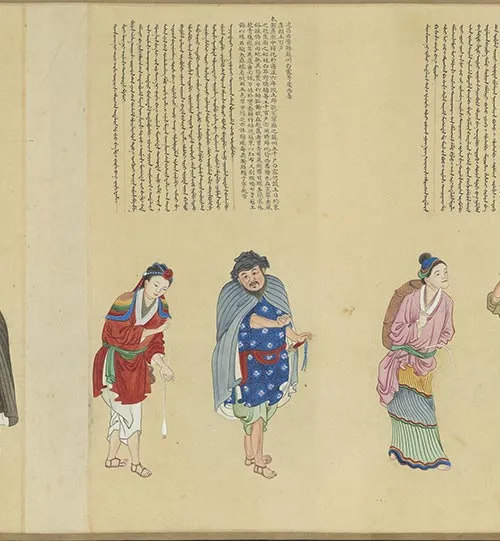 清代谢遂《职贡图》卷三_21