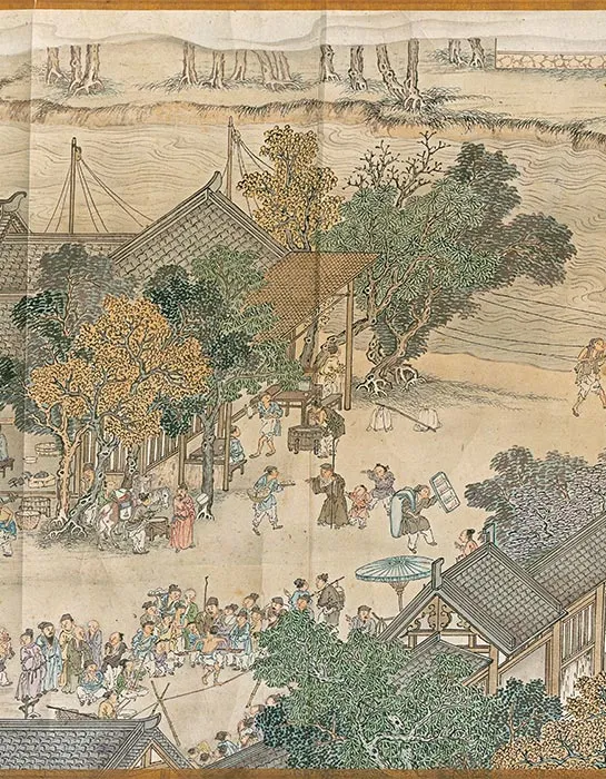 冯宁《仿宋院本金陵图》卷_13