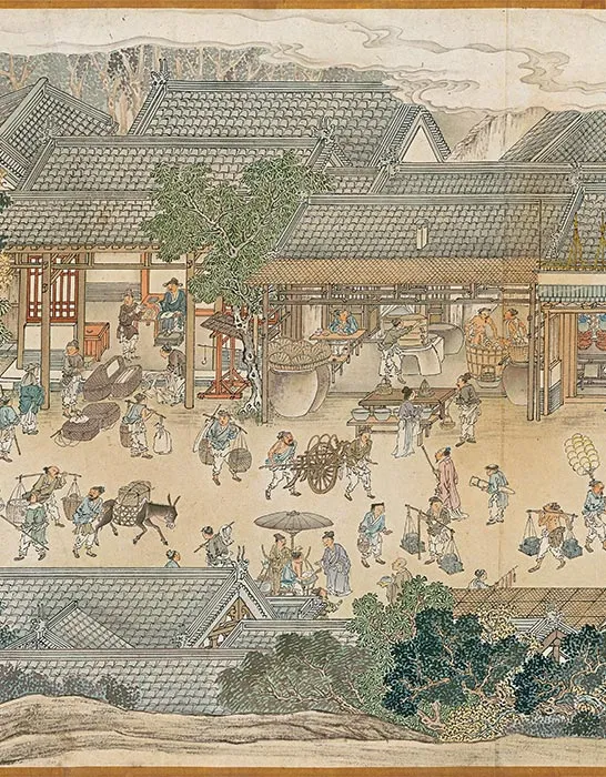 冯宁《仿宋院本金陵图》卷_20