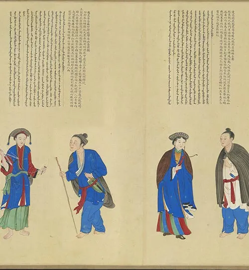 清代谢遂《职贡图》卷三_20