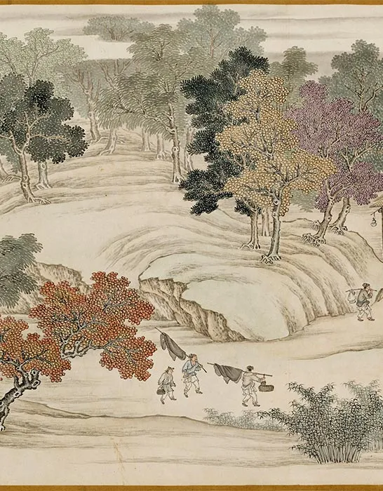 清杨大章仿宋院本金陵图卷_28