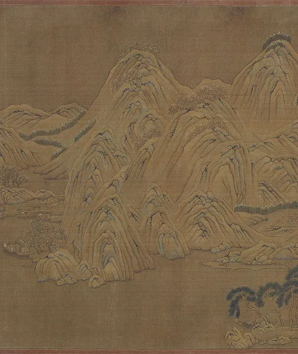 传王维万山积雪图卷_03