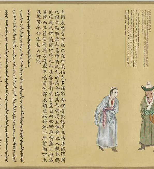 清谢遂职贡图卷一_05