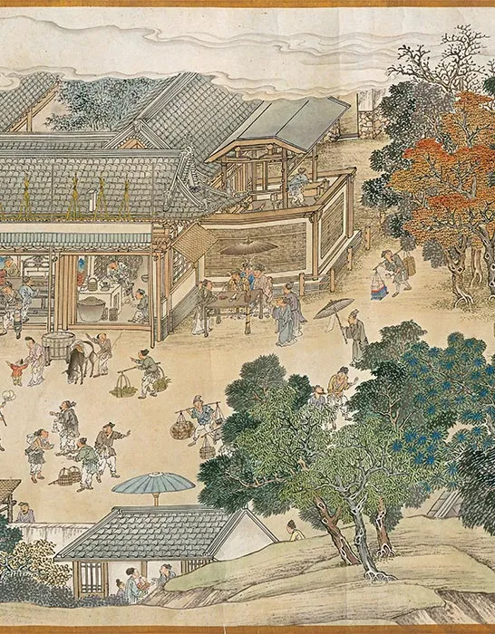 冯宁《仿宋院本金陵图》卷_21