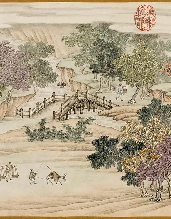 清杨大章仿宋院本金陵图卷_39