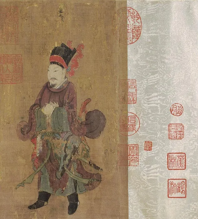 传陈闳八公图卷_11