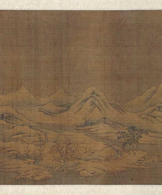 传燕文贵摹唐王右丞江干雪霁图_06
