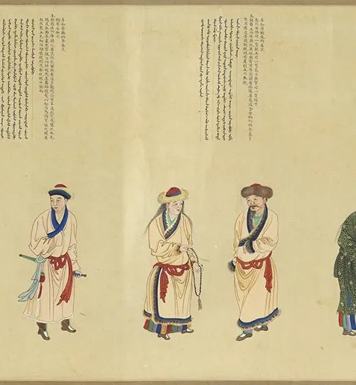 清代谢遂《职贡图》卷三_05